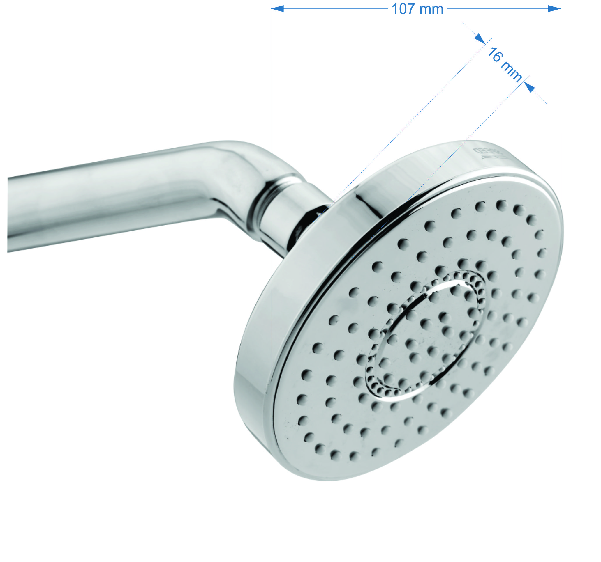 Showers: Mercury Overhead Shower - S3213CGB
